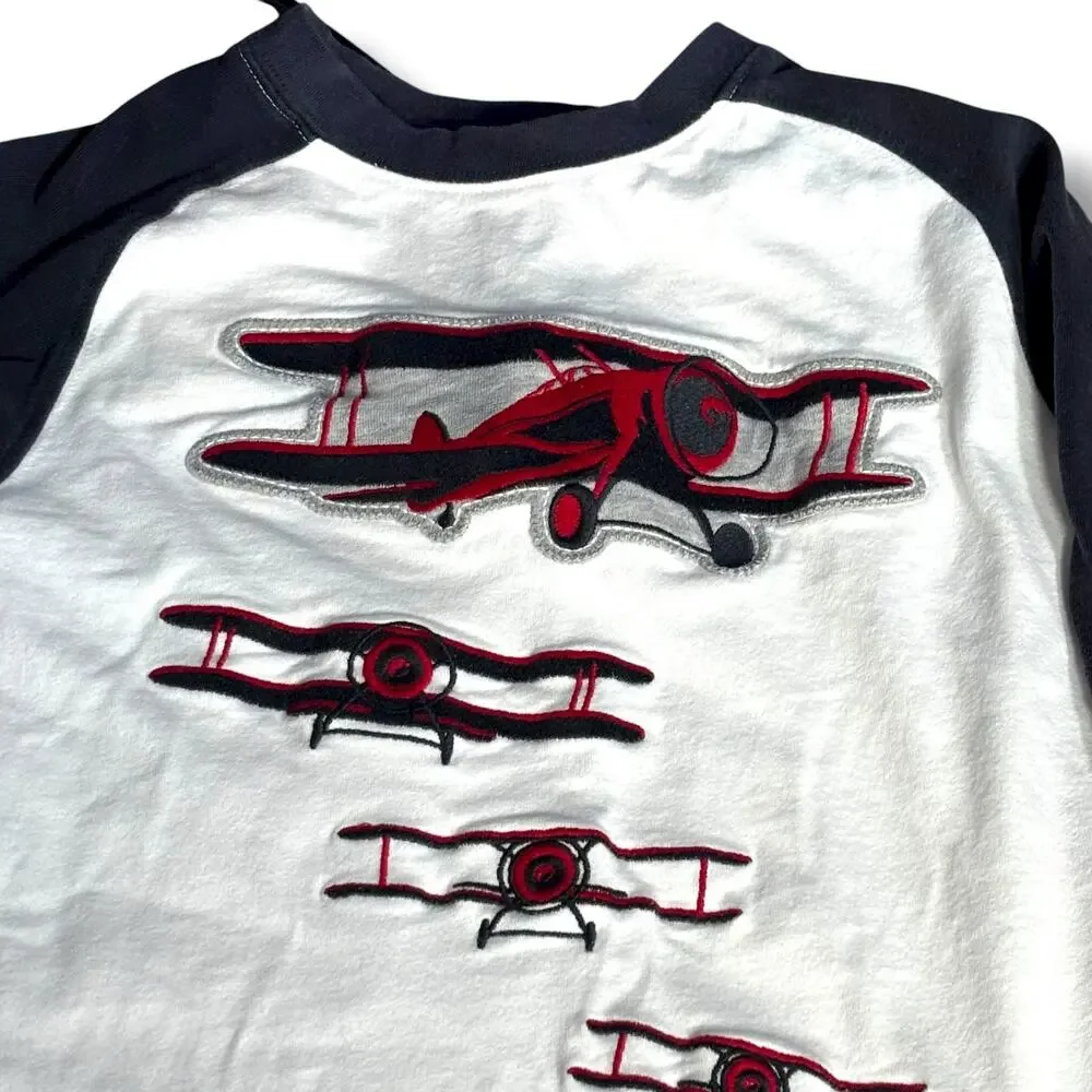 Kids Airplane Tee Bundle Size 8 Gymboree Hanna Andersson Graphic Shirts Aviation